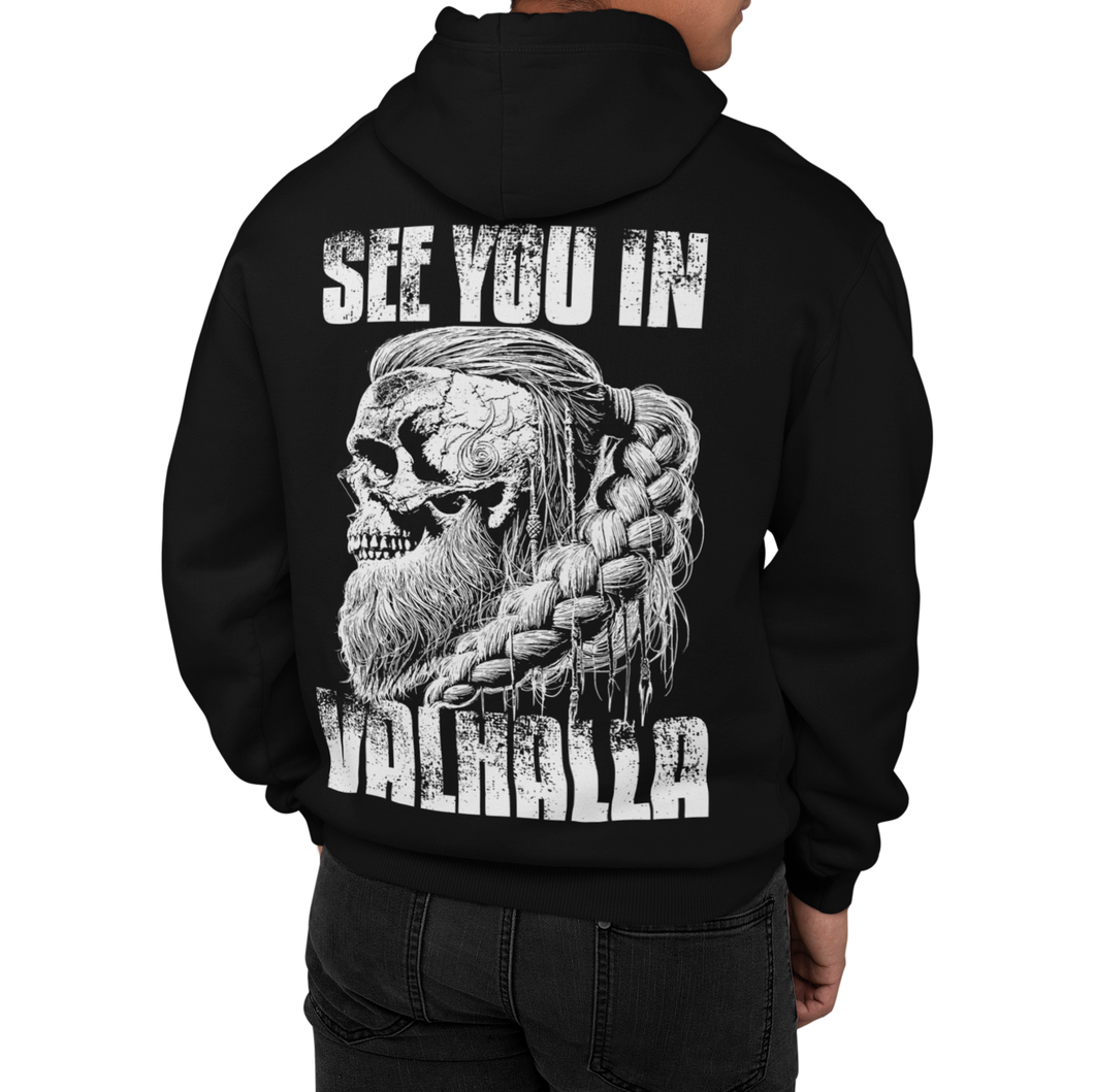 Vikings Men's Hoodie See You In Valhalla