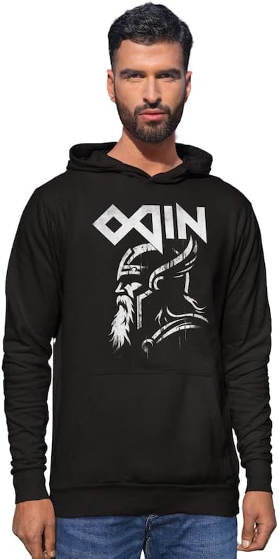 Vikings Men's Hoodie Norse God Odin Allfather