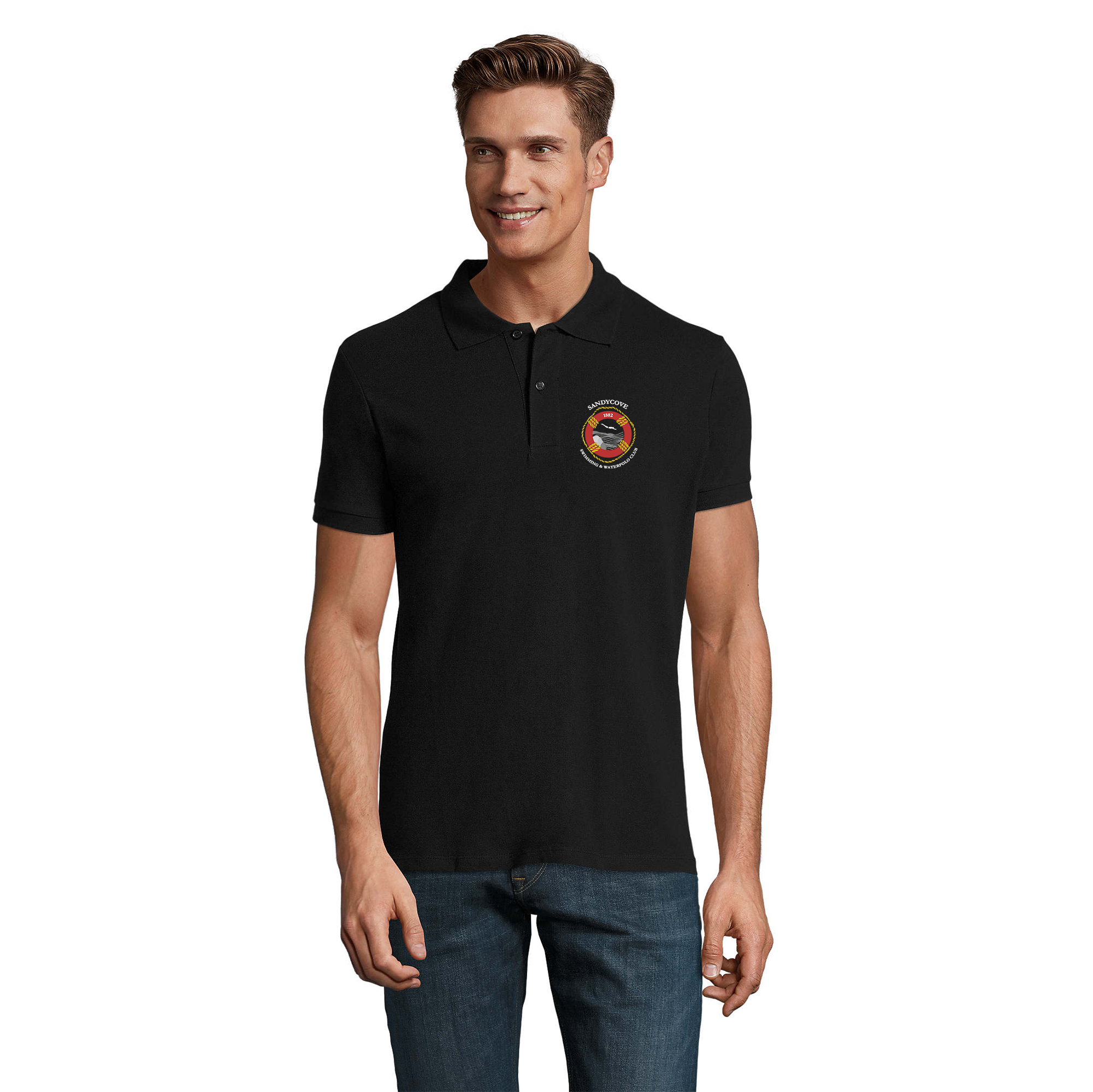 Sandycove S.C. Men's casual pique cotton polo shirt