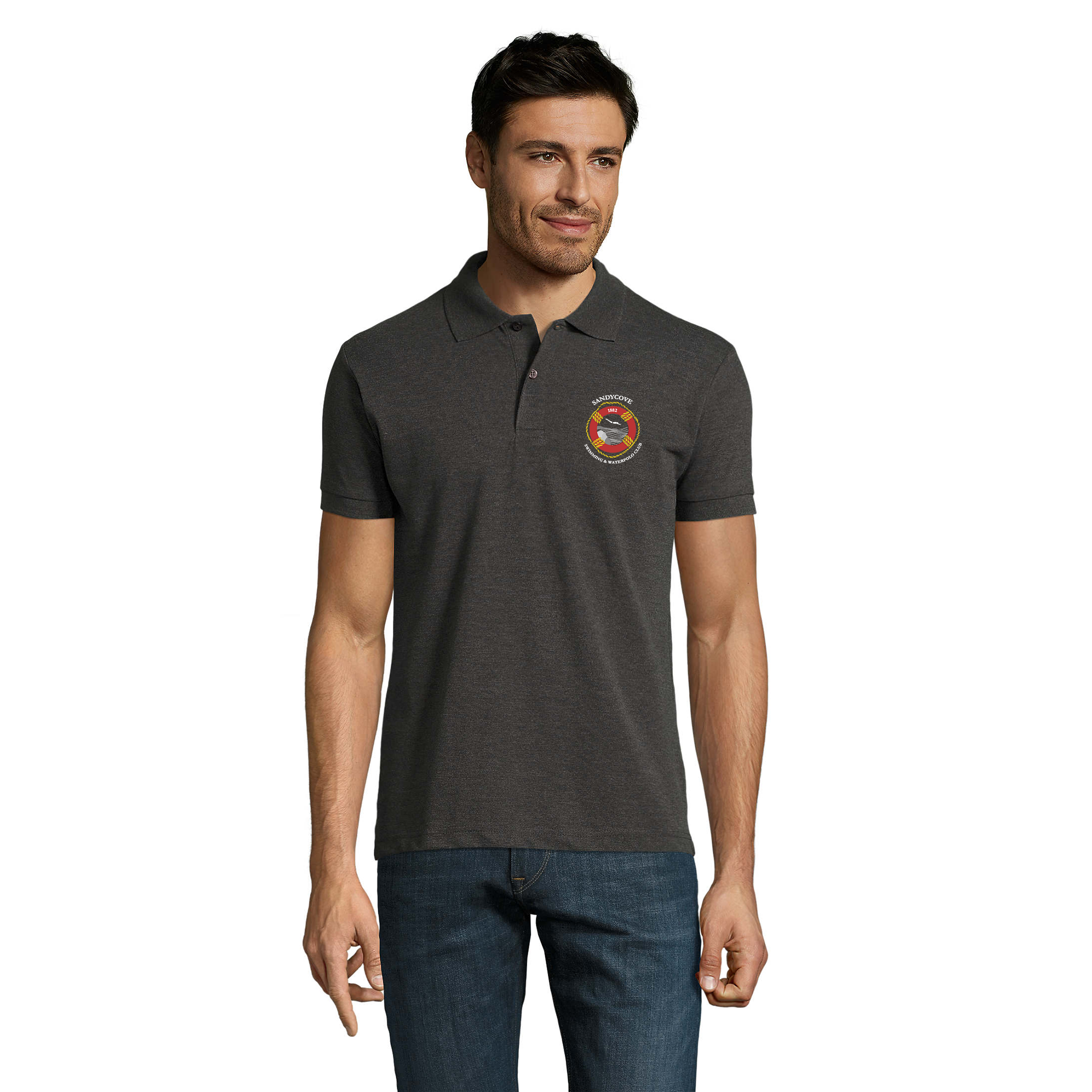 Sandycove S.C. Men's casual pique cotton polo shirt