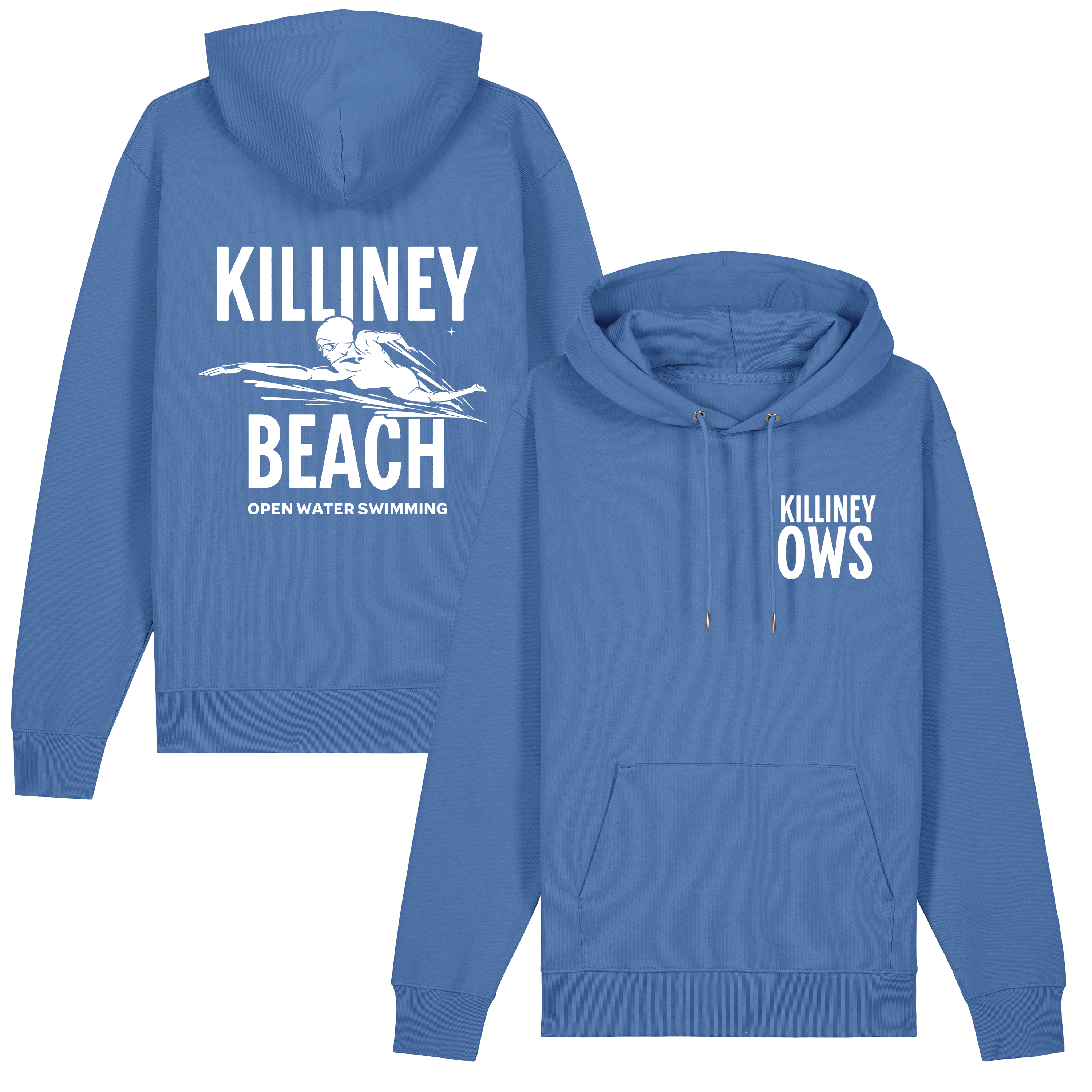 Killiney Beach Dublin OWS Premium Organic Hoodie for Women