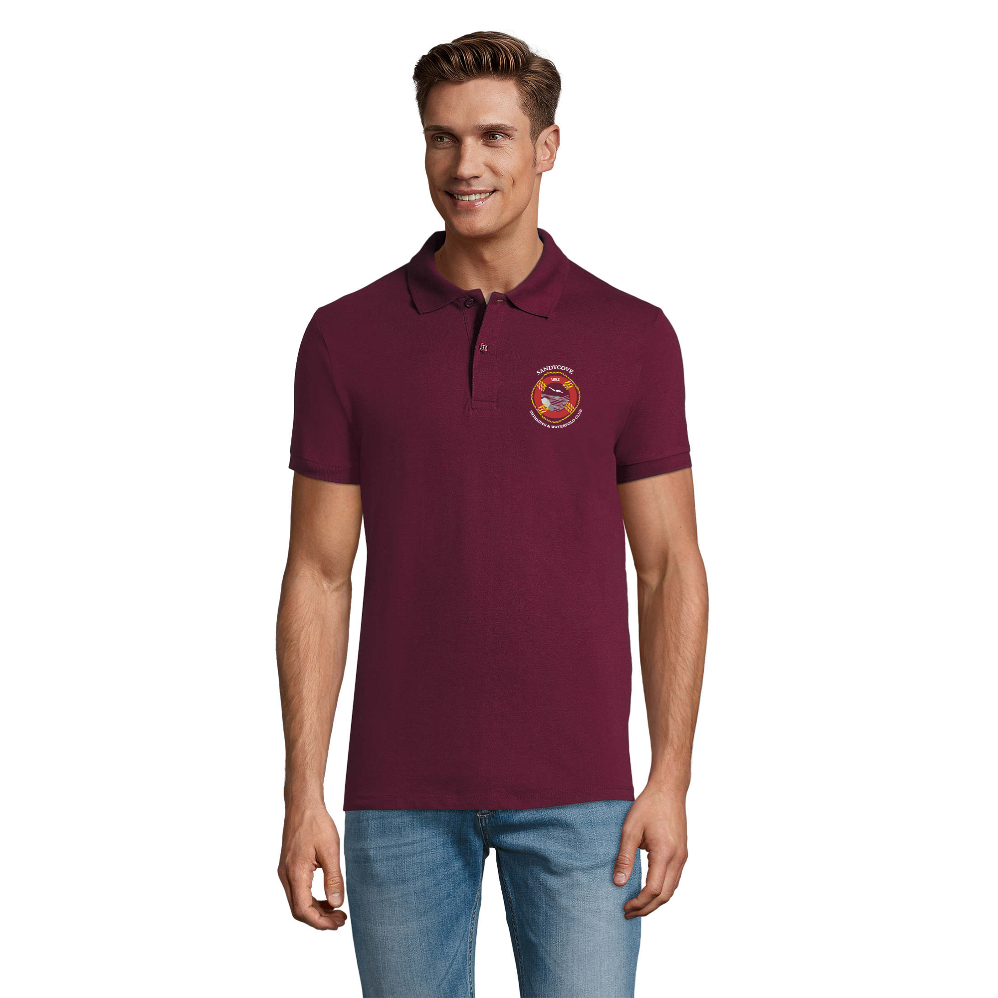 Sandycove S.C. Men's casual pique cotton polo shirt