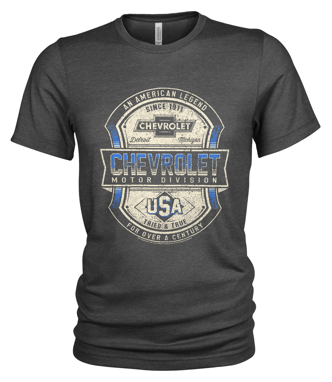 Chevy Motor Division Since 1911 Dark Heather Men's T-Shirt