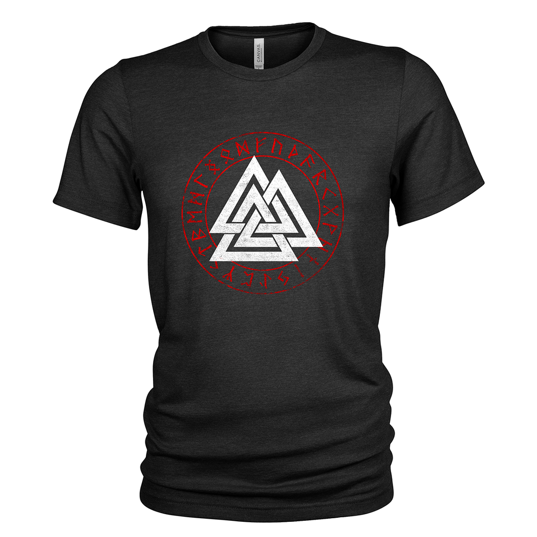 Valknut in Runes Vikings T-Shirt