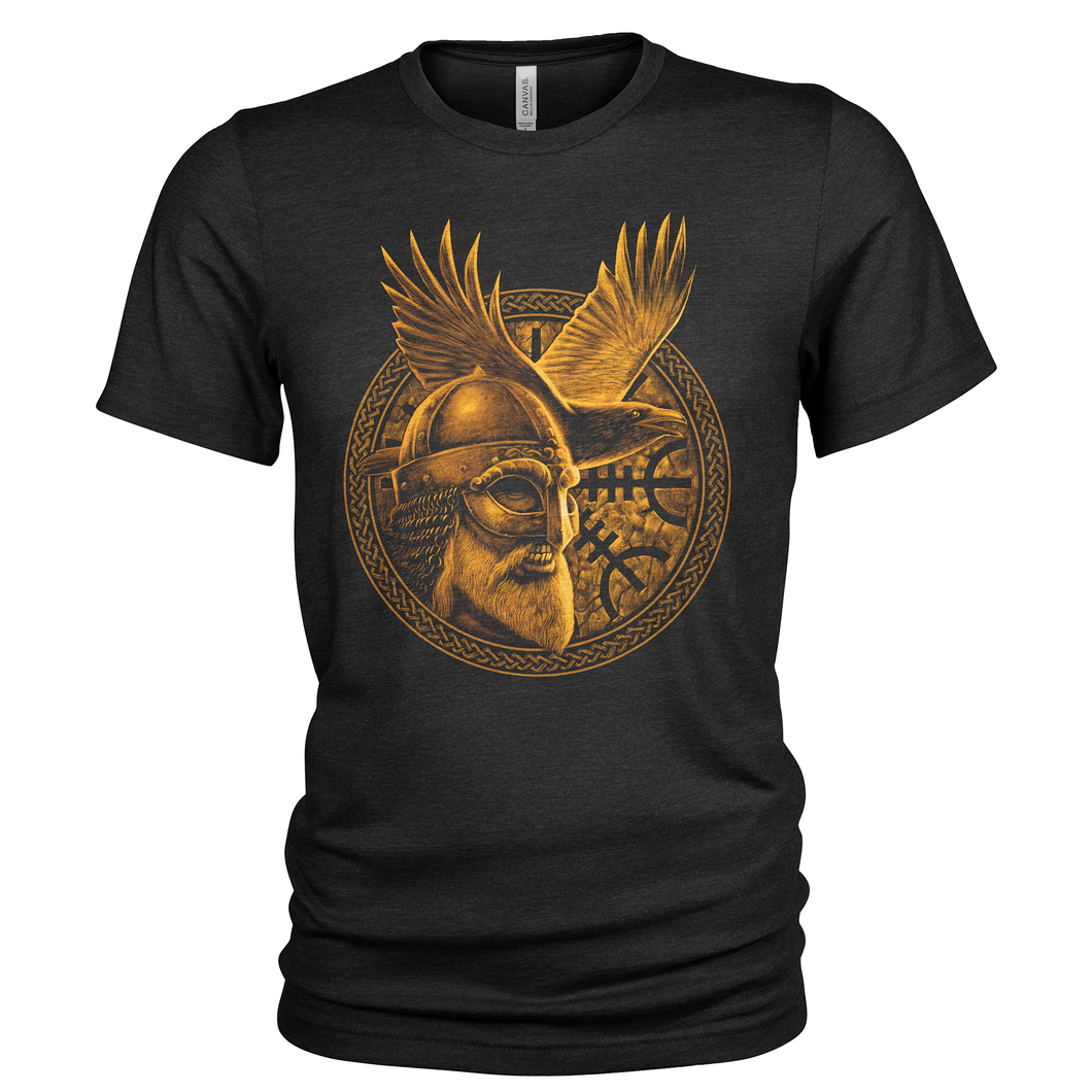 Viking Warrior Odin & Muninn Vikings T-Shirt