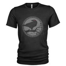 Load image into Gallery viewer, Vikings RED eye Odin &amp; Muggin Vikings T-Shirt
