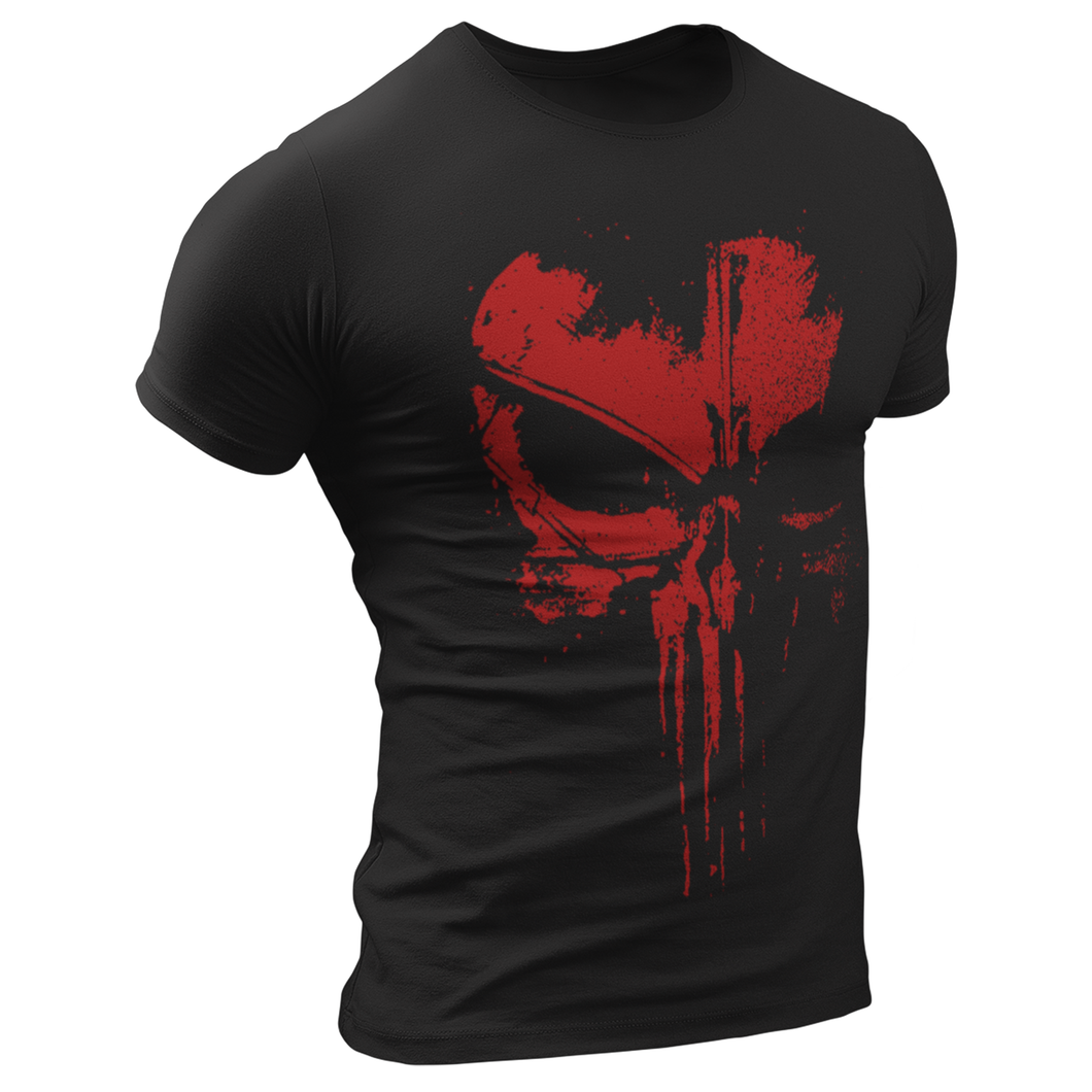 The Punisher Blood Red Men's T Shirt