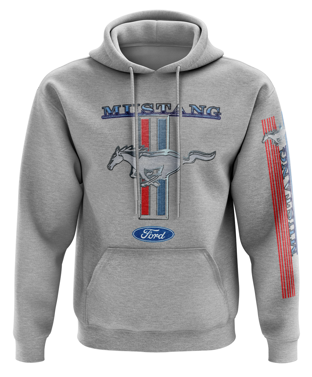Ford Mustang Vintage Tribar Hoodie #1917