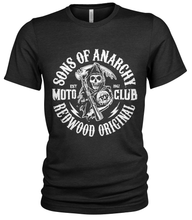 Load image into Gallery viewer, Sons Of Anarchy Moto Club Black T-Shirt
