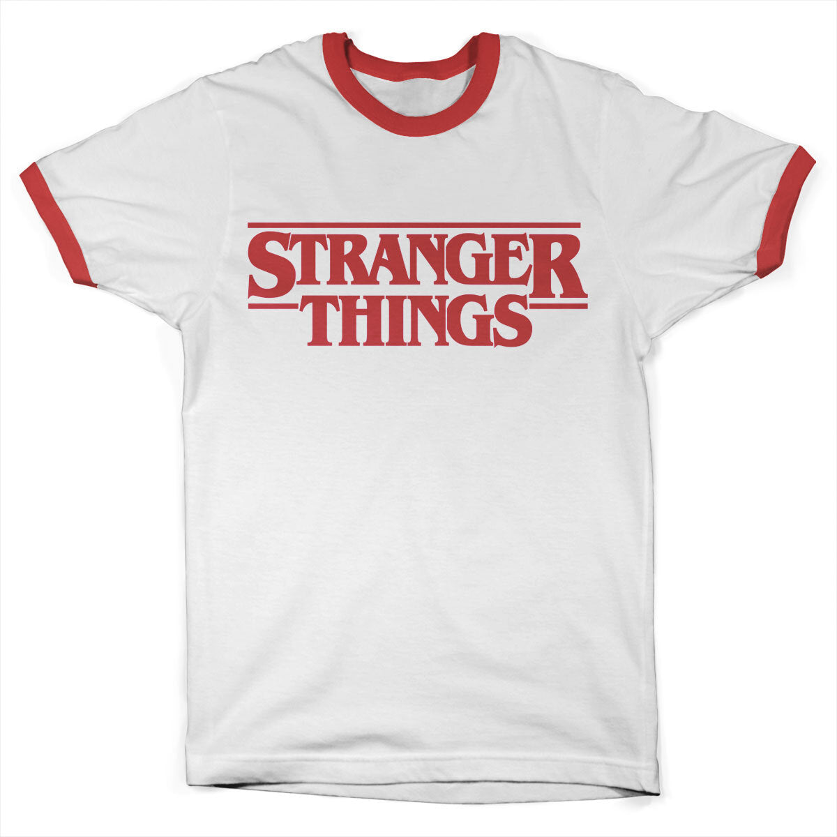 Stranger Things Logo Ringer T-Shirt