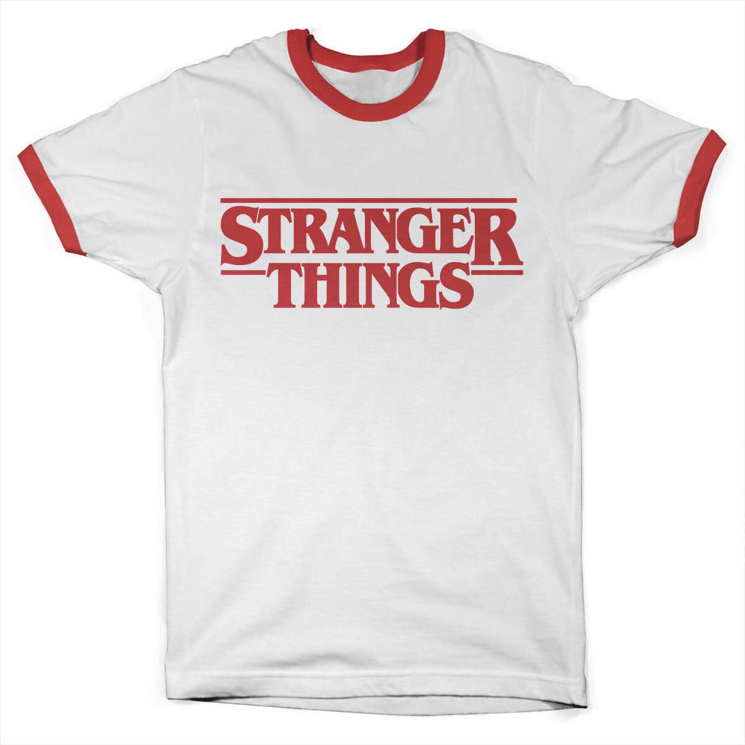 Stranger Things Logo Ringer T-Shirt