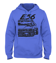 Load image into Gallery viewer, Retro German Racing M3 E36 Tuners Hoodie
