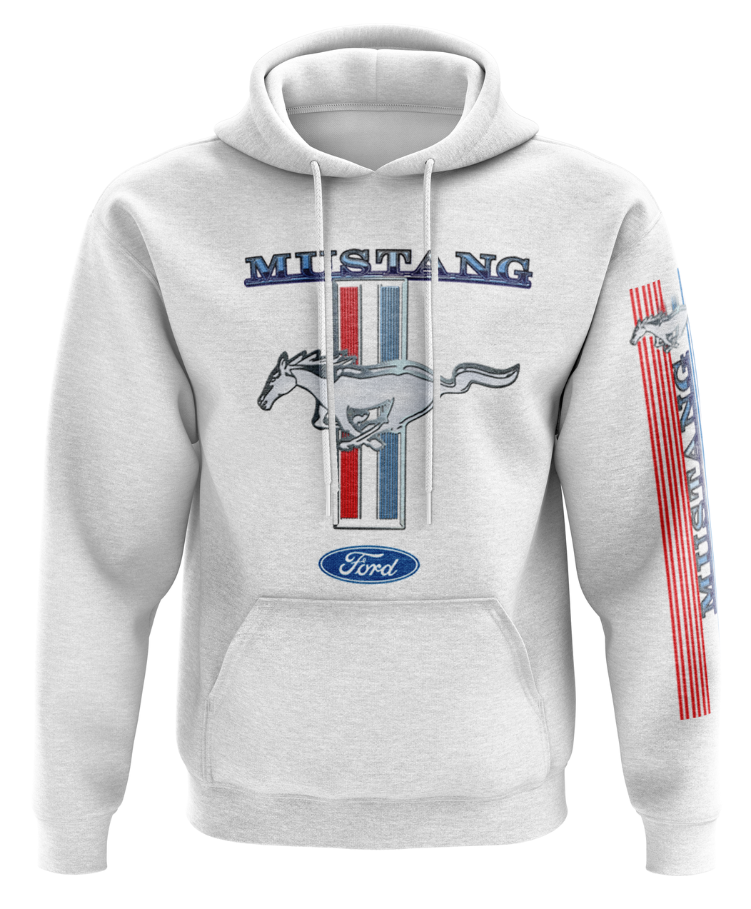 Ford Mustang Vintage Tribar Hoodie #1917
