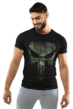 Load image into Gallery viewer, Military Dark Camo Punisher Men's T Shirt
