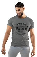 Load image into Gallery viewer, Josh &amp; Noah Raw Denim 100% organic Cotton Crew Neck Men&#39;s T Shirt
