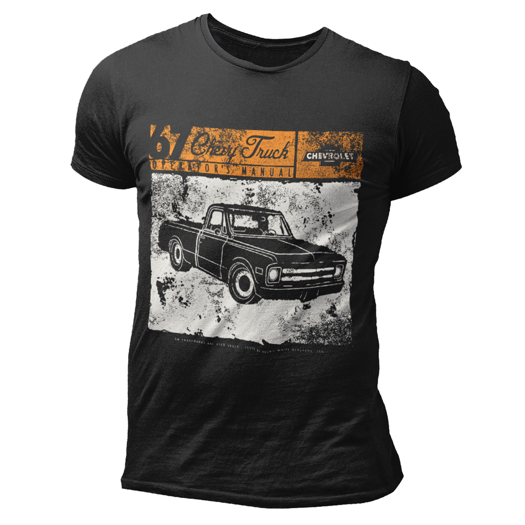 1967 Chevrolet Truck Mens Black T-Shirt