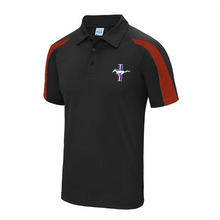 Load image into Gallery viewer, Ford Mustang Tribar Cool Contrast Polyester Polo Shirt
