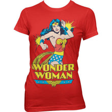 Load image into Gallery viewer, Wonder Woman Retro Ladies T-Shirt
