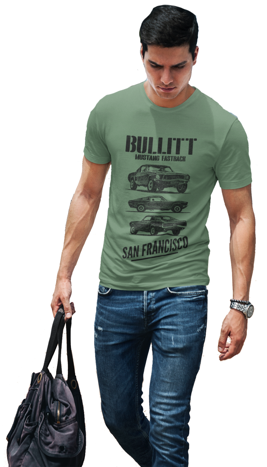Ford Mustang San Francisco 1967 Bullitt Men's T Shirt